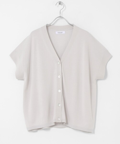 URBAN RESEARCH Sonny Label（アーバンリサーチサニーレーベル）の「クールミストフレンチニットカーディガン（カーディガン/ボレロ・レディース・ブラック/L.グレー/モカグレー・Free）」の20枚目の写真