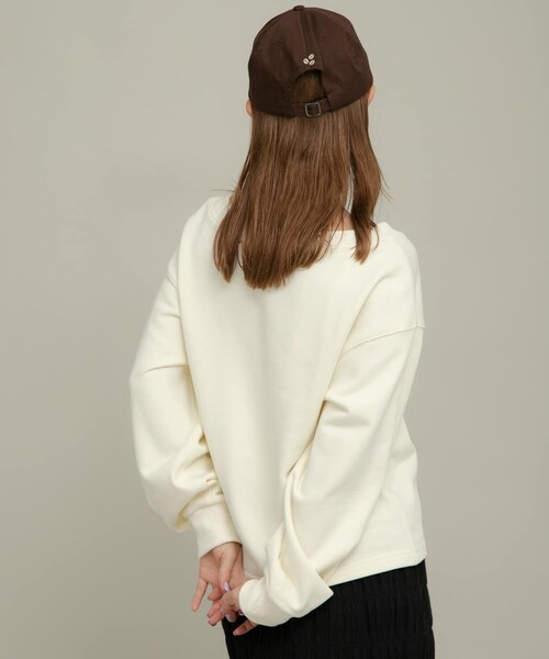 URBAN RESEARCH Sonny Label（アーバンリサーチサニーレーベル）の「ワイドクルーネックスウェット（スウェット・レディース・オフ/グレー/ピンク/イエロー・FREE）」の8枚目の写真