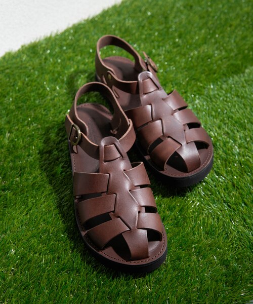 URBAN RESEARCH Sonny Label（アーバンリサーチサニーレーベル）の「Organic Handloom　GURKHA（サンダル・メンズ・ダークブラウン・26/27/28）」の10枚目の写真