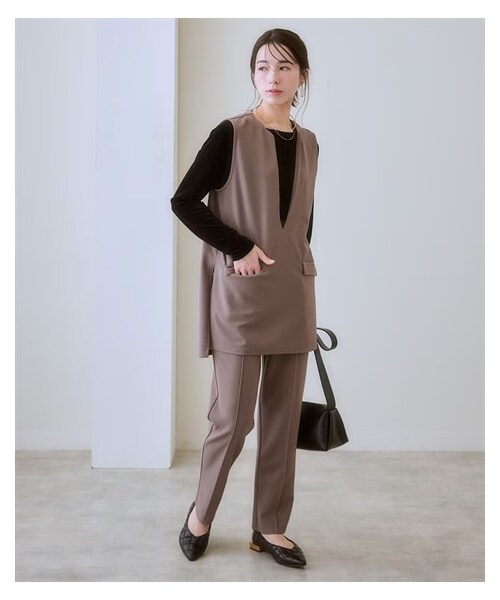 「TKHS」F.U.L.L ナイロンベスト パンツ セットアップ nissen（ニッセン）の「ベストセットアップ（ポケット付ベスト+パンツ