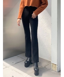 EMODA | ダブルボタンフィットフレアパンツ(その他パンツ)