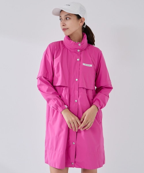 ROPE'(ロペ)の「レインワンピース/撥水・透湿(ワンピース・レディース・ベージュ/ネイビー/ピンク・L/M)」の12枚目の写真