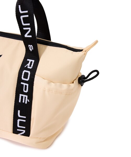 ROPE'（ロペ）の「ロゴテープカートバッグ（トートバッグ・レディース・ブラック/ベージュ・F）」の21枚目の写真
