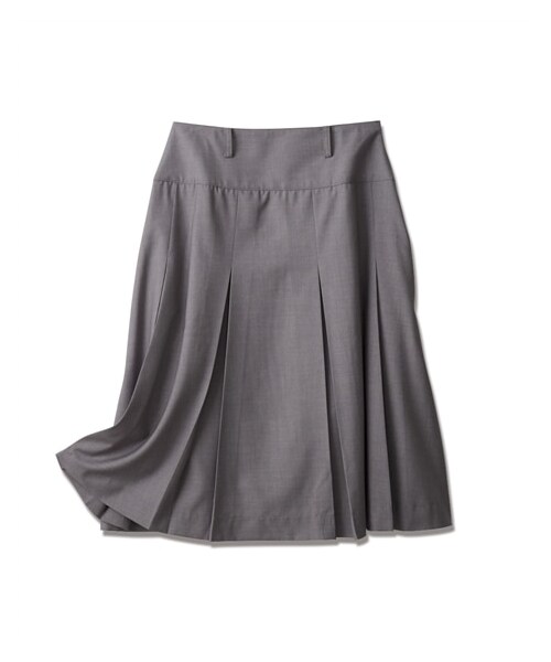 nissen（ニッセン）の「【TTOL】プリーツスカート（スカート・レディース・チャコールグレー/ライトグレー・1=M~L/2=L~LL/3=LL~3L）」の3枚目の写真
