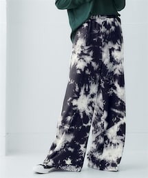 Soiunique | ニュアンス柄ゆったりサイズ落ち感パンツ ［Soiunique］(その他パンツ)