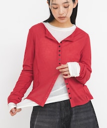 KBF | バイカラーレイヤードカットソー(Tシャツ/カットソー)