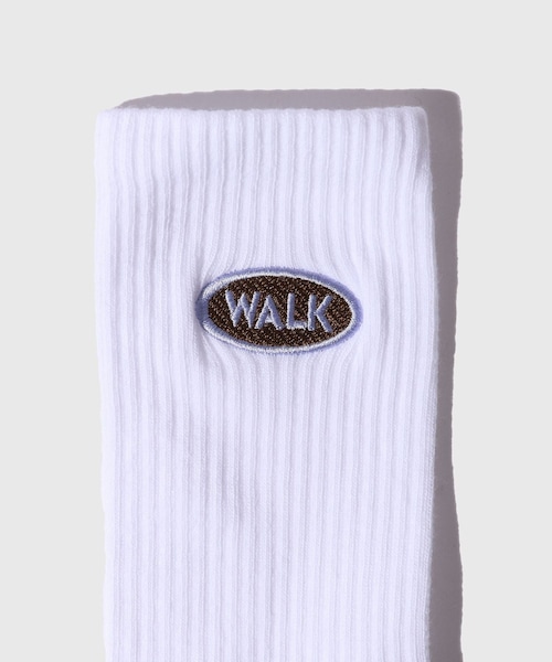 ADAM ET ROPE'(アダムエロペ)の「【WALK IN PARIS/ウォーク イン パリス】socks(ソックス/靴下・メンズ・グリーン/パープル系・M)」の4枚目の写真