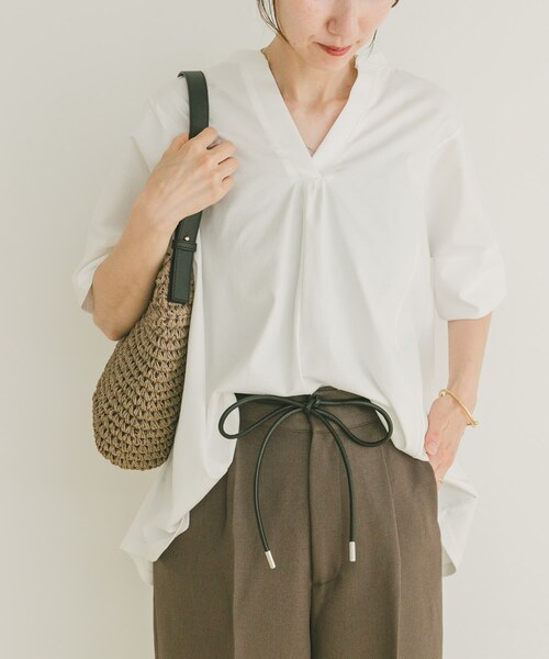 ITEMS URBANRESEARCH（アイテムズ アーバンリサーチ）の「フハクライクスキッパープルオーバー（Tシャツ/カットソー・レディース・BLU/BLK/WHT・FREE）」の6枚目の写真