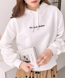 nissen | 裏起毛　刺繍ロゴパーカー(パーカー)