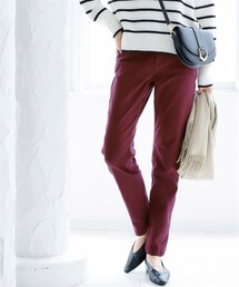 nissen | 裏起毛ストレッチゆるフィットスキニーパンツ(デニムパンツ)