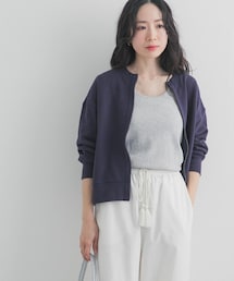 URBAN RESEARCH DOORS | 『WEB/一部店舗限定カラー』コットンスウェットジップカーディガン(カーディガン/ボレロ)