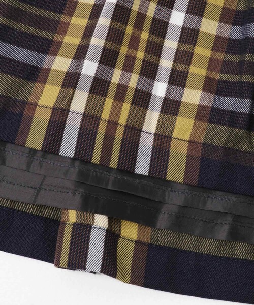URBAN RESEARCH Sonny Label（アーバンリサーチサニーレーベル）の「タックチェックイージースカート（スカート・レディース・ブラック系/イエロー系/ブラウン系・36/38）」の20枚目の写真