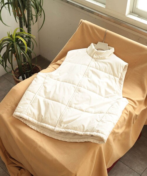 SENSE OF PLACE by URBAN RESEARCH（センスオブプレイスバイアーバンリサーチ）の「パデットドローコードツキベスト（その他アウター・メンズ・GRAY/IVORY/BLACK・M/L）」の5枚目の写真