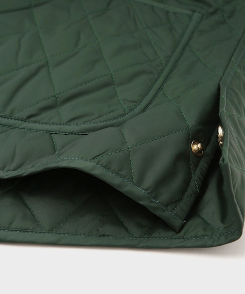 ROPE'（ロペ）の「【SPORTY & RICH（スポーティアンドリッチ】The Carlyle Script Nylon Quilted Jacket（ナイロンジャケット・レディース・グリーン・F）」の13枚目の写真