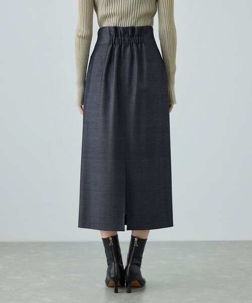 ROPE'（ロペ）の「[美人スカート]トリアセツイル ポケット付きタイトスカート(デニムライク)/イージーケア・セットアップ対応（スカート・レディース・ネイビー系・36/38/40）」の16枚目の写真