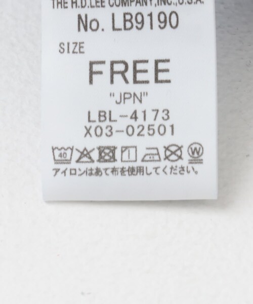 URBAN RESEARCH ROSSO（アーバンリサーチロッソ）の「『別注』Lee×ROSSO　WORK ONE-PIECE（ワンピース・レディース・ONEWASH/USED・FREE）」の22枚目の写真