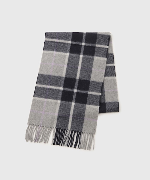 ADAM ET ROPE'（アダムエロペ）の「【Joshua Ellis/ジョシュア エリス】CHECK（マフラー・メンズ・グレー・F）」の2枚目の写真