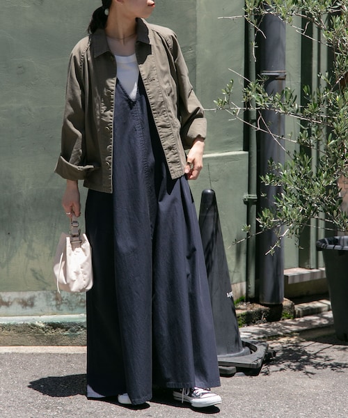 URBAN RESEARCH DOORS（アーバンリサーチドアーズ）の「FORK&SPOON　ミリタリージャケット（ミリタリージャケット・レディース・CHARCOAL/KHAKI・1）」の22枚目の写真