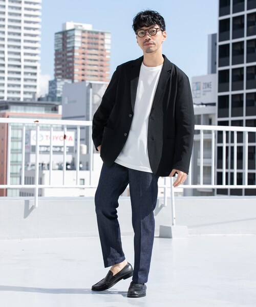 URBAN RESEARCH ROSSO（アーバンリサーチロッソ）の「『WEB限定』『セットアップ対応/XLサイズあり』コンフォータブルドライジャケット（テーラードジャケット・メンズ・NAVY/CHARCOAL/BLACK・S/M/L/XL）」の19枚目の写真