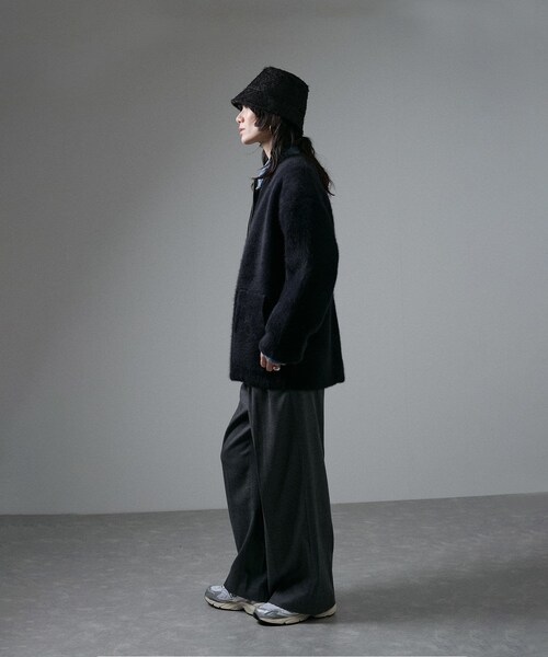 ADAM ET ROPE'(アダムエロペ)の「【La Maison de Lyllis(メゾンドリリス)】BELL(ハット・レディース・ブラック/ブラウン・F)」の12枚目の写真