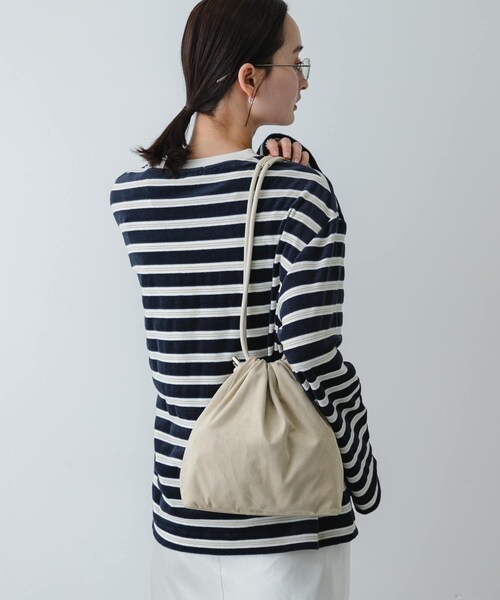 SENSE OF PLACE by URBAN RESEARCH（センスオブプレイスバイアーバンリサーチ）の「マチツキキンチャクバッグ（ハンドバッグ・レディース・BROWN/BEIGE/L.PINK・One）」の16枚目の写真