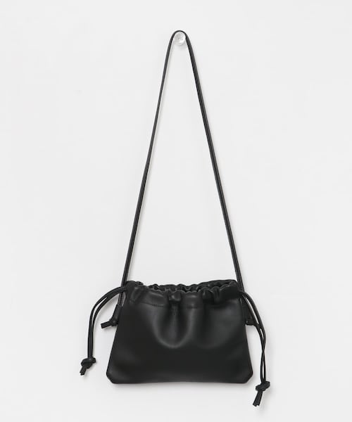 かぐれ（カグレ）の「MORMYRUS　巾着ショルダーバッグ（ショルダーバッグ・レディース・BLACK・Free）」の6枚目の写真