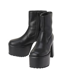 MURUA | デザインステッチスクエアブーツ(ブーツ)