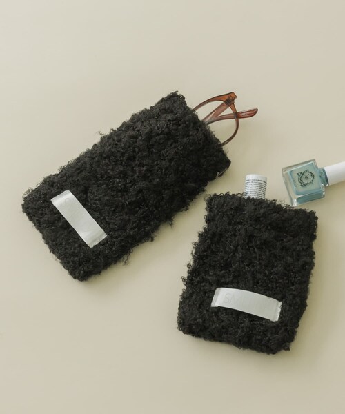 SMELLY（スメリー）の「ワンタッチフラットポーチ（ポーチ・レディース・L.GRY/IVO/GRY/BLK/MOC・M/S）」の12枚目の写真