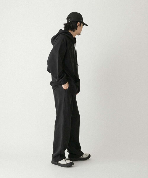 EKAL（エカル）の「QUICK DRY ハーフジップフーディー（スウェット・メンズ・グレー/ブラック・M/L）」の8枚目の写真