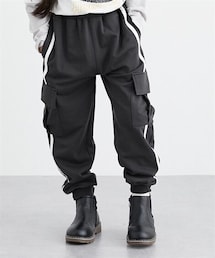 QUNTSTYLE | サイドラインカーゴパンツ（男の子・女の子）(カーゴパンツ)