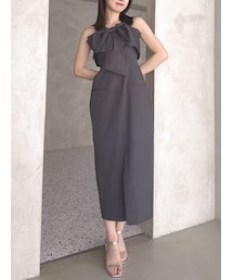 dazzlin | リボンデザインIラインワンピース(ワンピース)