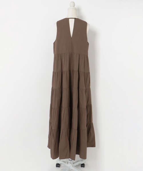 THE GOODLAND MARKET（ザグッドランドマーケット）の「FANAKA　Poplin tiered dress（ワンピース・レディース・58BRN/BLACK/024BLU・FREE）」の15枚目の写真