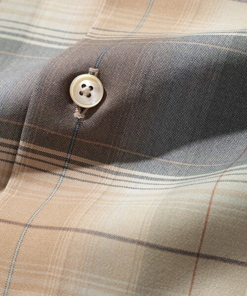 ADAM ET ROPE'(アダムエロペ)の「【AURALEE/オーラリー】SUPER LIGHT WOOL CHECK SHIRT(シャツ/ブラウス・メンズ・ダークブラウン/ブルー系・3/4/5)」の19枚目の写真