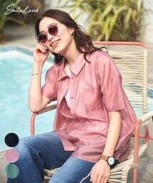 nissen | 大きいサイズ オーバーサイズシアーシャツ(シャツ/ブラウス)