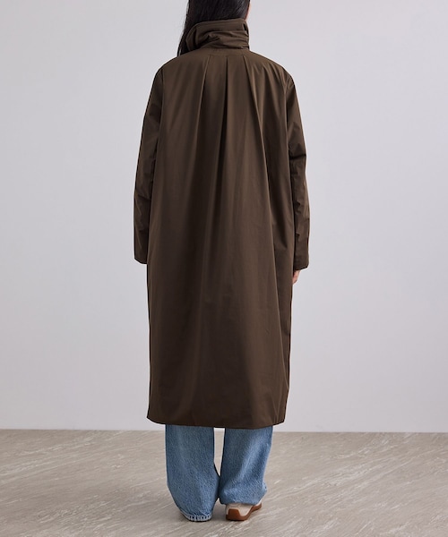 ADAM ET ROPE'(アダムエロペ)の「【J'aDoRe・店舗限定】【DESCENTE ALLTERRAIN(デサント オルテライン)for SALON】別注ステンカラーパフコート(ステンカラーコート・レディース・ブラウン/ベージュ系・F)」の18枚目の写真