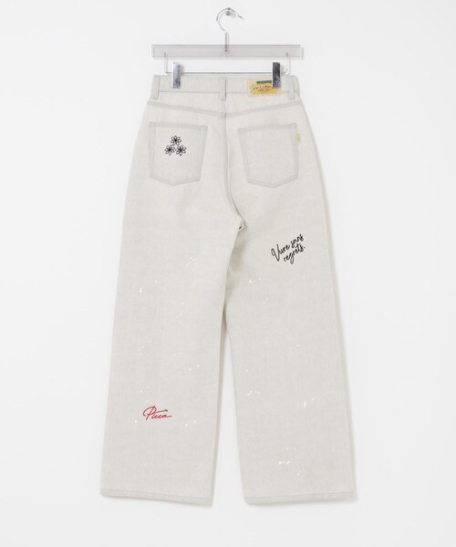 URBAN RESEARCH(アーバンリサーチ)の「『別注』PICCADILLY×URBAN RESEARCH 刺繍デニムパンツ(デニムパンツ・レディース・LT GRAY/LT INDIGO・36/38/40)」の9枚目の写真