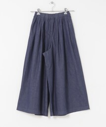 かぐれ | デニムタックワイドパンツ(デニムパンツ)