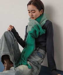 SENSE OF PLACE by URBAN RESEARCH | 『一部WEB限定カラー』パネルボーダーストール(マフラー)