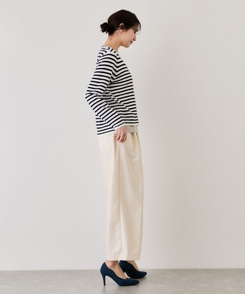 Jayro（ジャイロ）の「レイヤーニットプルオーバー（ニット/セーター・レディース・グレー系/ホワイト系/イエロー系・F）」の10枚目の写真