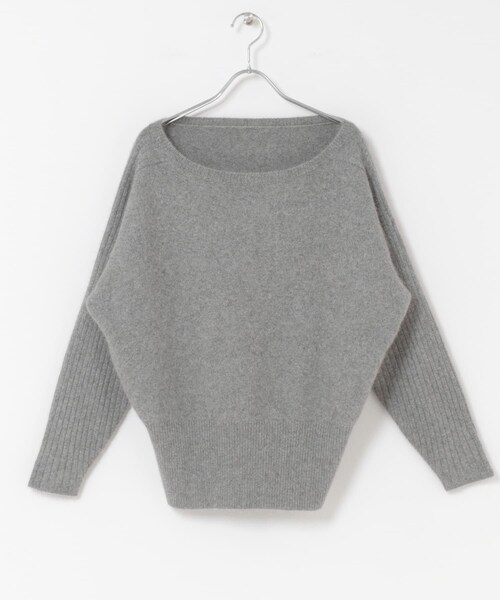 URBAN RESEARCH ROSSO（アーバンリサーチロッソ）の「エアリーニット2WAYネックプルオーバー（ニット/セーター・レディース・GRAY/BEIGE・Free）」の11枚目の写真