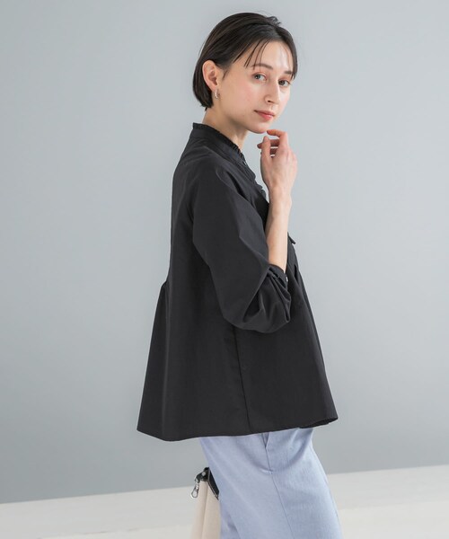 URBAN RESEARCH ROSSO（アーバンリサーチロッソ）の「フリルネックレースデザインシャツブラウス（シャツ/ブラウス・レディース・OFF WHITE/ASH/BLACK・Free）」の17枚目の写真
