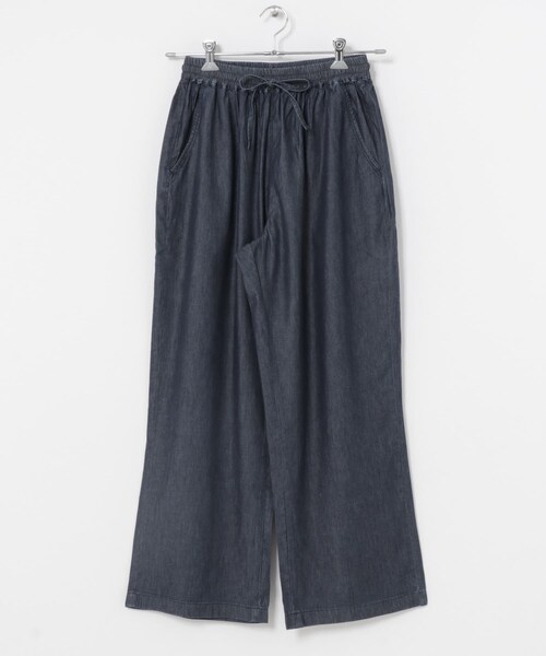ITEMS URBANRESEARCH(アイテムズ アーバンリサーチ)の「『洗濯可』レーヨンデニムワイドパンツ(デニムパンツ・レディース・BLU/ONE WASH/BLK・Free)」の14枚目の写真