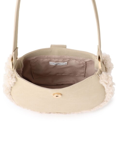 ROPE' PICNIC(ロペピクニック)の「ムートンライクラウンドワンショルダーバッグ(ショルダーバッグ・レディース・ブラウン/ベージュ系・F)」の14枚目の写真