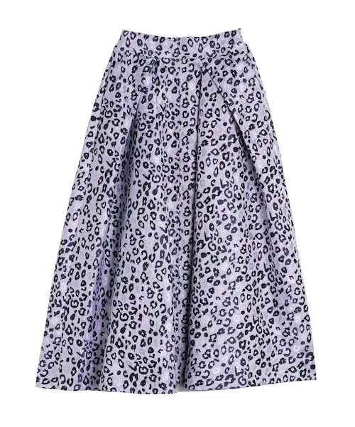 LEOPARD W TUCK FLARE SK