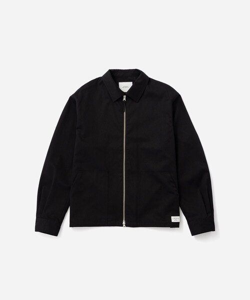 Saturdays NYC（サタデーズ ニューヨークシティ ）の「Harrison Zip Blouson（ブルゾン・レディース・ブラック/グレー・L/M/S/XL）」の8枚目の写真