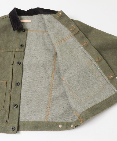 URBAN RESEARCH（アーバンリサーチ）の「Willow Pants　Y-002（デニムジャケット・メンズ・OLV-denim・0/1）」の6枚目の写真