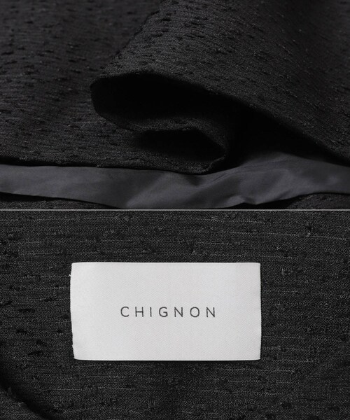 URBAN RESEARCH ROSSO(アーバンリサーチロッソ)の「CHIGNON ネップツイードコート(テーラードジャケット・レディース・LBEIGE/BLACK・Free)」の20枚目の写真