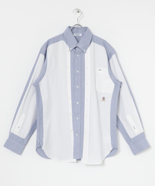 THE GOODLAND MARKET（ザグッドランドマーケット）の「SREU　SREU-Transposed Shirts（シャツ/ブラウス・レディース・BLUxWT2/WTxST 1/WTxST 2/BLUxWT1・2）」の17枚目の写真