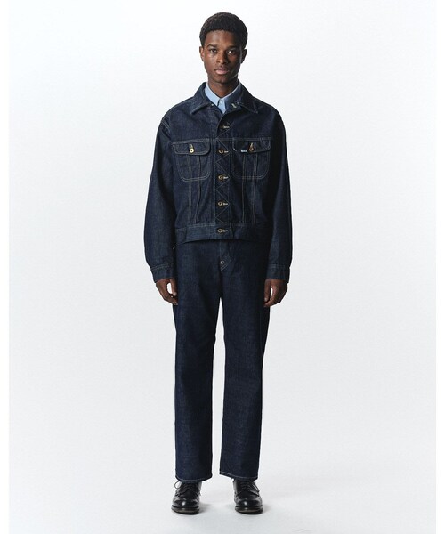 ADAM ET ROPE'（アダムエロペ）の「《別注》【Lee×MARKAWARE/リー×マーカウェア】EX 101 SP DENIM PANTS（デニムパンツ・メンズ・ネイビー・L/M/S/XL）」の8枚目の写真