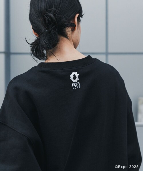 THE GOODLAND MARKET(ザグッドランドマーケット)の「EXPO2025 SWEATSHIRTS(スウェット・メンズ・WHITE/BLACK/C.GRAY/C.GR×BK・S/M/L)」の15枚目の写真